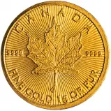 2017 1 Gram Maple Gold Bullion Coin