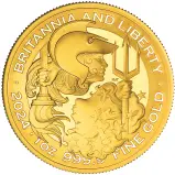 2024 Britannia Liberty 1 oz Gold Proof Coin - Pre-Owned