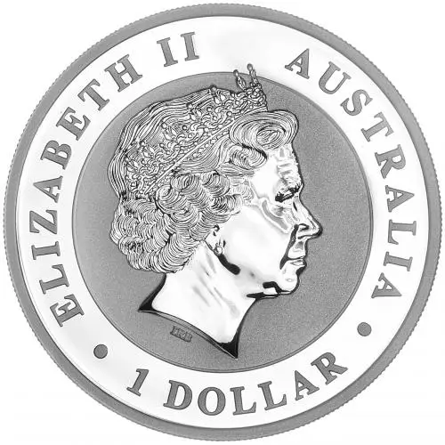 2012 Silver Bullion 1 Ounce Kookaburra Dragon Privy Mark  Coin Single Australia Perth Mint obverse