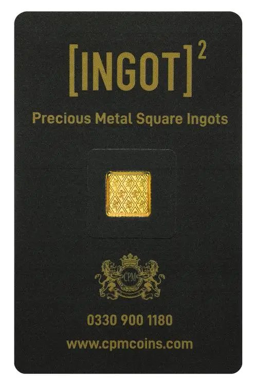 2020 Gold 1 Gram Brexit Ingot In Card Pre-Owned CPM Coins obverse