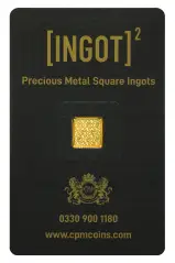 2020 Gold 1 Gram Brexit Ingot In Card Pre-Owned CPM Coins obverse