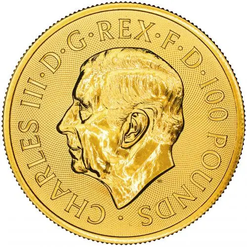 2025 British Lion 1 oz Gold Coin obverse