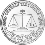 0.5 oz Silver USA Northwest Territorial Mint Trade Unit Round