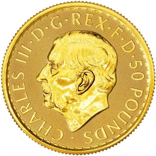 2026 Gold Britannia 0.5 oz Bullion Coin  obverse