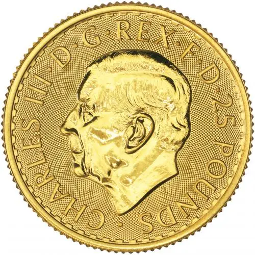 2026 Gold Britannia 0.25 oz Bullion Coin  obverse