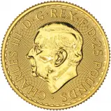 2026 Gold Britannia 0.25 oz Bullion Coin  obverse