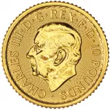 2026 Gold Britannia 0.1 oz Bullion Coin  obverse
