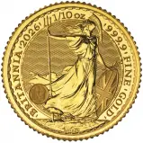 2026 Gold Britannia 0.1 oz Bullion Coin 