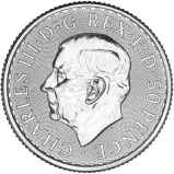 2026 Silver Britannia 0.25 oz Bullion Coin obverse