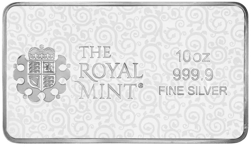2024 Silver Bullion 10 Ounce Minted Una and the Lion  Bar Pre-Owned United Kingdom The Royal Mint obverse