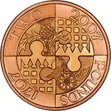 2007 UK Coin £2 Gold Proof Act of Union