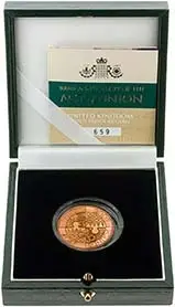 2007 UK Coin £2 Gold Proof Act of Union 22718