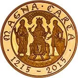 2015 Gold Proof Magna Carta £2 Coin