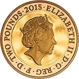 2015 UK Coin £2 Gold Proof Magna Carta 21375