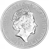 2020 Platinum Bullion 1 Ounce Queen's Beasts Elizabeth II Yale of Beaufort  obverse