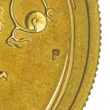 2012 Australian Gold 0.5 oz Year of the Dragon Coin mint mark