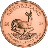 2026 Gold Krugerrand 1 oz Bullion Coin