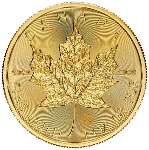 2026 Gold Maple Leaf 1 oz Bullion Coin reverse