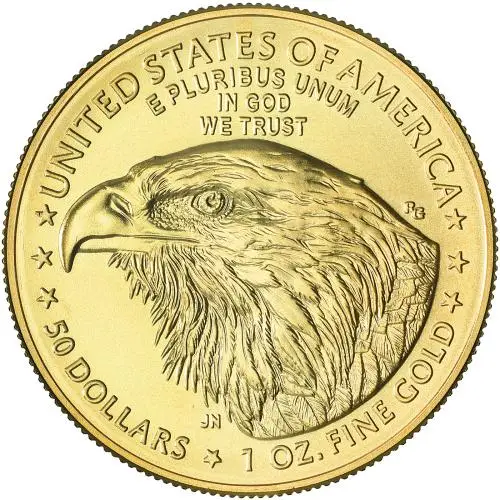 2026 American Gold Eagle 1 oz Bullion Coin reverse chards