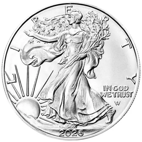 2026 American Silver Eagle 1 oz Bullion Coin obverse US mint image