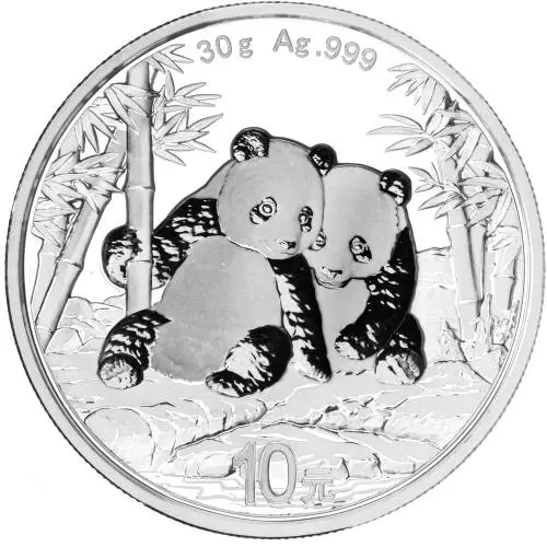 2026 Chinese 30g Panda Silver Bullion Coin reverse 1
