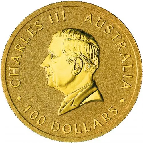 2026 Australian Kangaroo 1 oz Gold Nugget Bullion Coin obverse