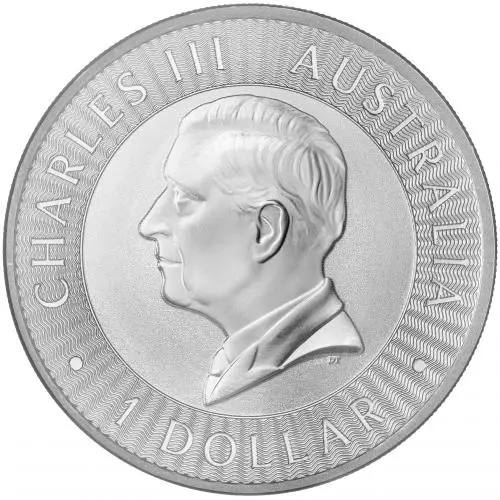 2026 Australian Kangaroo 1 oz Silver Bullion Coin obverse