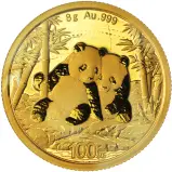 2026 Chinese 8g Panda Gold Bullion Coin