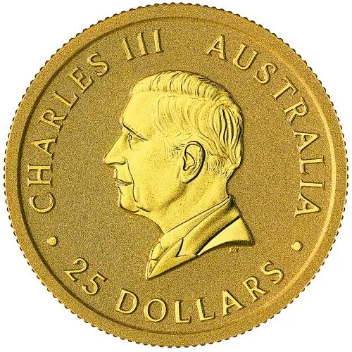 2026 Australian Kangaroo 0.25 oz Gold Nugget Bullion Coin obverse