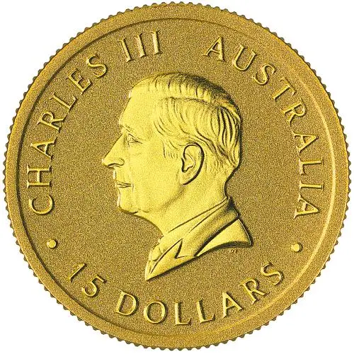 2026 Australian Kangaroo 0.1 oz Gold Nugget Bullion Coin obverse