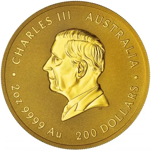 2026 Australian Year of the Horse 2 oz Gold Bullion Coin obverse