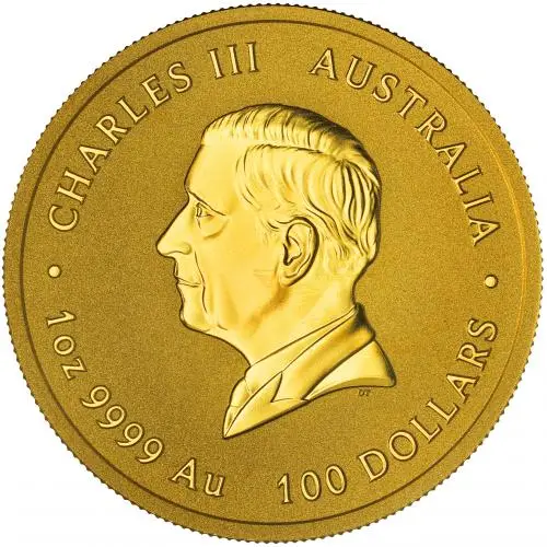 2026 Australian Year of the Horse 1 oz Gold Bullion Coin obverse