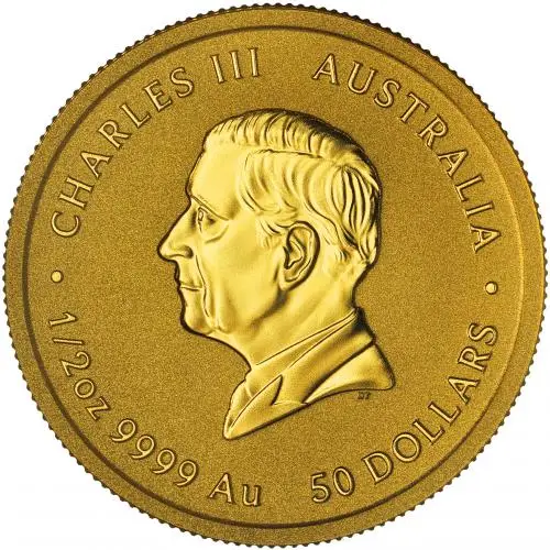 2026 Australian Year of the Horse 0.5 oz Gold Bullion Coin obverse