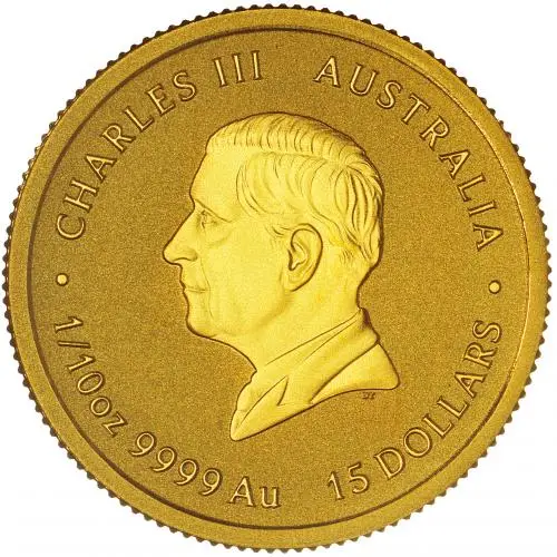 2026 Australian Year of the Horse 0.1 oz Gold Bullion Coin obverse