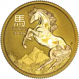2026 Australian Year of the Horse 0.1 oz Gold Bullion Coin