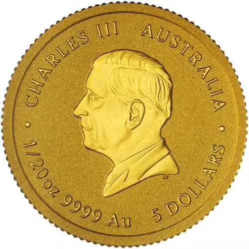 2026 Australian Year of the Horse 0.05 oz Gold Bullion Coin obverse