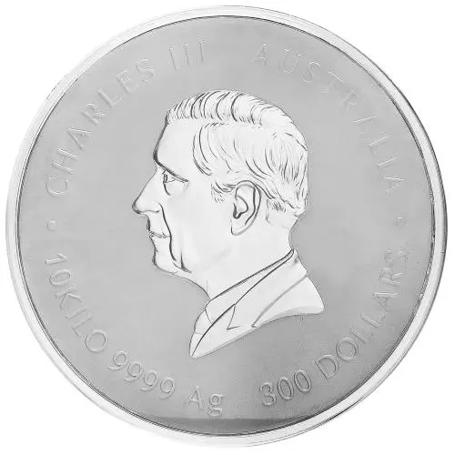 2026 Australian Year of the Horse 10 kg Silver Bullion Coin obverse chards image