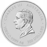 2026 Australian Year of the Horse 10 kg Silver Bullion Coin TPM Obverse 