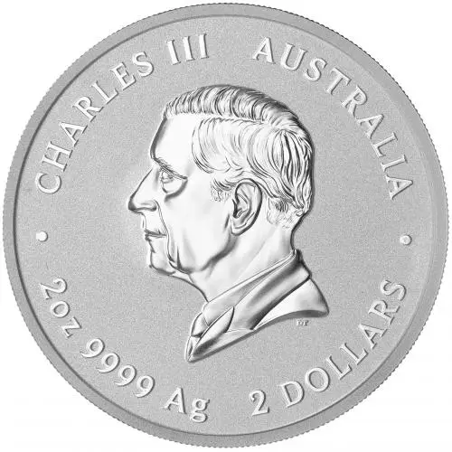 2026 Australian Year of the Horse 2 oz Silver Bullion Coin obverse