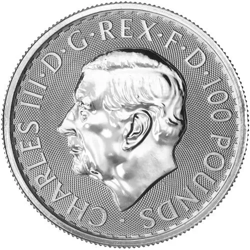 2026 Platinum Britannia 1 oz Bullion Coin chards coin obverse