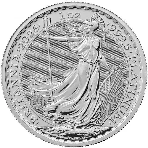2026 Platinum Britannia 1 oz Bullion Coin reverse TRM image