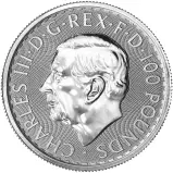 2026 Platinum Britannia 1 oz Bullion Coin chards coin obverse