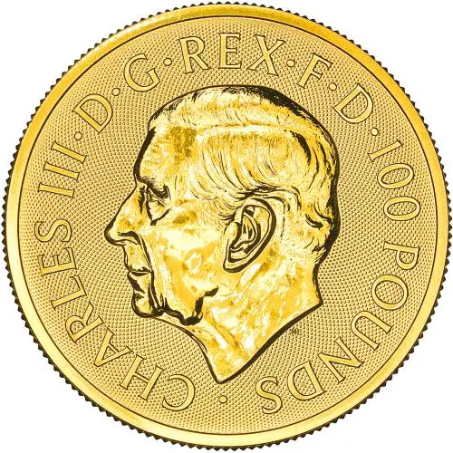 2026 Royal Arms 1 oz Gold Bullion Coin obverse