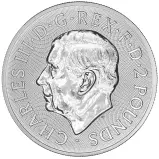 2026 Silver Britannia and Liberty 1 oz Bullion Coin obverse