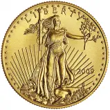2009 Gold Bullion 0.5 Ounce Eagle Coin US Mint - Pre-Owned