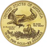 2009 Gold Bullion 0.5 Ounce Eagle  Coin Single United States of America US Mint Nesting eagles