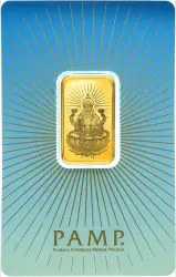 PAMP Suisse 10g Buddha Minted Gold Bullion Bar - In Card