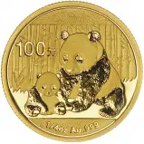 2012 Gold Bullion 0.25 Ounce Panda Coin People's Bank of China - Pre-Owned