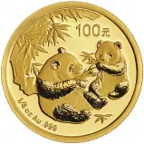 2006 Gold Bullion 0.25 Ounce Panda Coin People's Bank of China