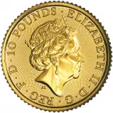 Royal Mint 2020 Gold Bullion 0.1 Ounce Royal Arms Coin obverse